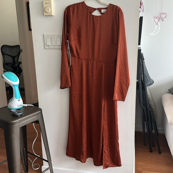 NWT Aritzia Wilfred Evora Rustwood Orange - Picture 2 of 7